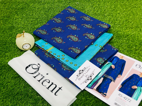 ORIENT LAWN DIGITAL PRINT 3PC