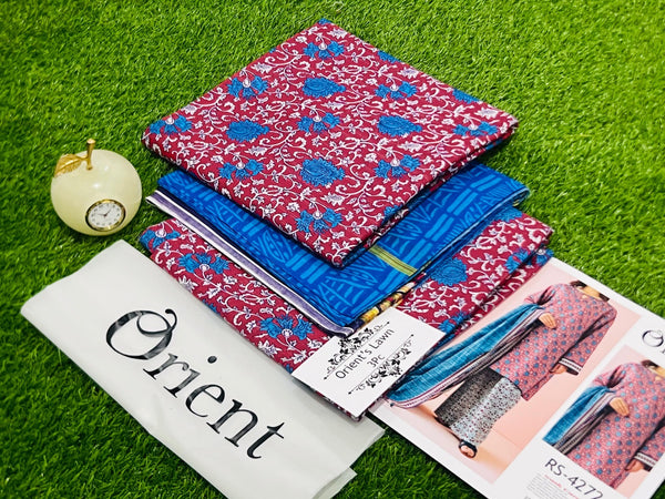 ORIENT LAWN DIGITAL PRINT 3PC